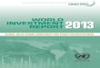 World Investment Report 2013: Global Value Chains: Investment 