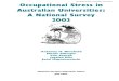 Occupational Stress in Australian Universities: A National Survey 2002