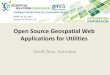 Open Source Geospatial Web Applications for Utilit