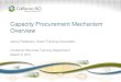 Capacity Procurement Mechanism Overview