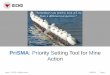 PriSMA: Priority Setting Tool for Mine Action