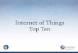 Internet of Things Top Ten - OWASP