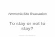 Ammonia Site Evacuation