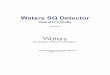 Waters SQ Detector Operator's Guide