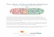 Personalized Medicine offers an increasing number of patients the 