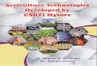 Sericulture Technologies Developed by CSRTI, Mysore