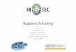 Raspberry Pi Camera Training - HI-TEC Conference