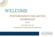 Annual Performance Evaluation Manager Training, 2016 