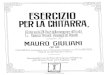 Etudes Op 48 pour Guitare solo (Mauro Giuliani)