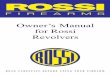 Owner's Manual for Rossi Revolvers