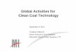 Global Activities for Clean Coal Technology