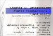 Chapter 6: Intercompany Profit Transactions - Plant Assets