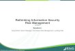 Rethinking Information Security Risk Management