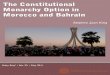 The Constitutional Monarchy Option in Morocco and Bahrain