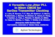 A Versatile Low--Jitter PLL in 90nm CMOS for SerDes Transmitter 