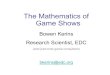 The Mathematics of Game Shows