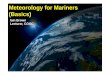 Meteorology for Mariners (Basics)