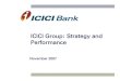 ICICI Group: Strategy and Performance