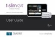 t:slim G4 Insulin Pump User Guide