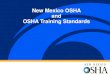 New Mexico OSHA and OSHA Training Standards