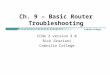 Ch 9 Troubleshooting