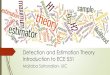 Detection and Estimation Theory Introduction to ECE 531