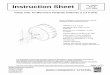 8ft (2.4m) Installation Instructions for Microwave Parabolic Antennas