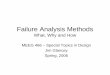 Failure Analysis Methods