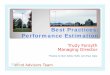 Best Practices: Performance Estimation