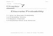 Chapter 7 - Discrete Probability
