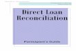 direct loan reconciliation