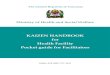 KAIZEN HANDBOOK for Health Facility Pocket guide for Facilitators