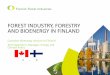 Forest Industry and Forestry in Finland
