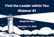 Find the Leader within You Webinar #1