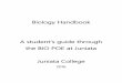 Biology Handbook A student's guide through the BIO POE at Juniata 