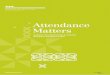 Attendance Matters: Guidelines for implementing an effective 
