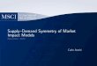 Supply–Demand Symmetry of Market Impact Models