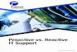 Proactive vs. Reactive IT Support