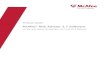 Risk Advisor 2.7 Product Guide for use with ePO 4.5 / 4.6