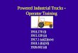 Powered Industrial Trucks Operator Training - OSHA