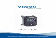 Vacon X4 AC Drives User's Manual