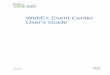 WebEx Event Center User's Guide