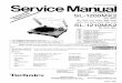 Technics -- SL-1200MK2 -- Service Manual
