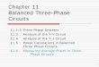 Chapter 11 Balanced Three-Phase Circuits