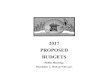 2017 proposed budgets
