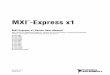 MXI-Express x1 Series User Manual and Specifications - National 
