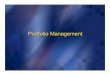 Portfolio Management Portfolio Management