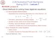 2.29 Numerical Fluid Mechanics Lecture 7 Slides
