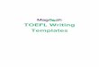 Magoosh TOEFL Writing Templates