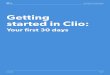 Getting started in Clio: Your first 30 days